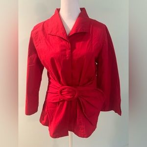 Blouse w/oval belt loop NWOT